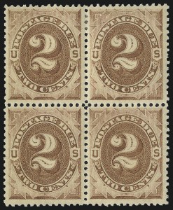 Sale 1007, Lot 2951, Postage Due (Scott J1-J24)