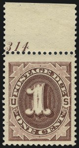 Sale 1007, Lot 2960, Postage Due (Scott J1-J24)