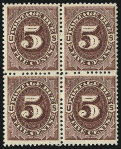 Sale 1007, Lot 2965, Postage Due (Scott J1-J24)