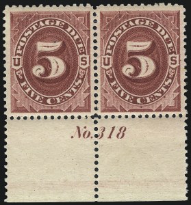 Sale 1007, Lot 2972, Postage Due (Scott J25-J80b)