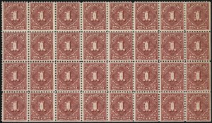 Sale 1007, Lot 2994, Postage Due (Scott J25-J80b)