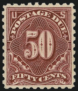 Sale 1007, Lot 3000, Postage Due (Scott J25-J80b)