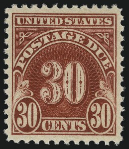 Sale Number 1007, Lot Number 3004, Postage Due (Scott J25-J80b)