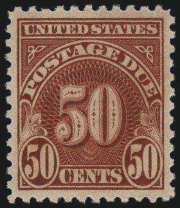 Sale Number 1007, Lot Number 3005, Postage Due (Scott J25-J80b)