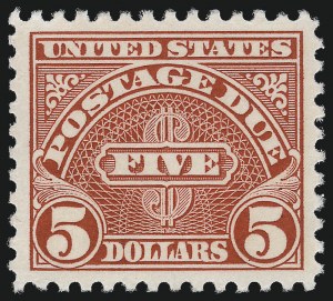 Sale 1007, Lot 3007, Postage Due (Scott J25-J80b)
