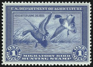 Sale Number 1007, Lot Number 3156, Hunting Permit singles (RW)