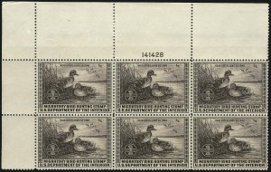 Sale 1007, Lot 3168, Hunting Permit blocks (RW)
