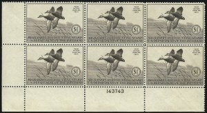 Sale 1007, Lot 3169, Hunting Permit blocks (RW)