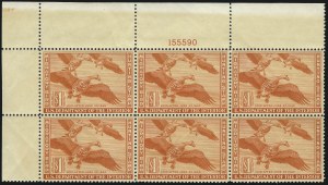 Sale 1007, Lot 3172, Hunting Permit blocks (RW)