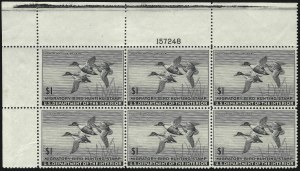 Sale 1007, Lot 3173, Hunting Permit blocks (RW)