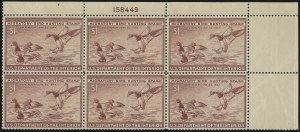 Sale 1007, Lot 3174, Hunting Permit blocks (RW)