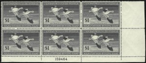 Sale 1007, Lot 3176, Hunting Permit blocks (RW)