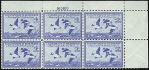 Sale 1007, Lot 3178, Hunting Permit blocks (RW)