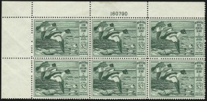 Sale 1007, Lot 3179, Hunting Permit blocks (RW)