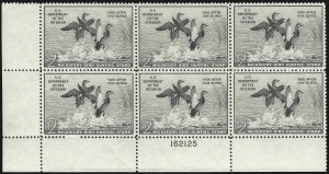 Sale 1007, Lot 3182, Hunting Permit blocks (RW)