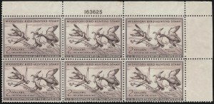 Sale 1007, Lot 3184, Hunting Permit blocks (RW)