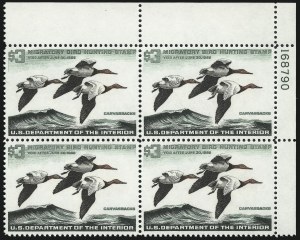 Sale 1007, Lot 3191, Hunting Permit blocks (RW)