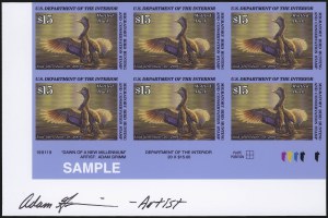 Sale 1007, Lot 3202, Hunting Permit blocks (RW)