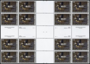 Sale 1007, Lot 3208, Hunting Permit blocks (RW)