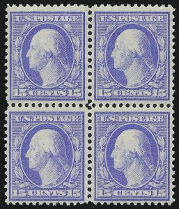 Sale 1010, Lot 105, Washington-Franklin and Panama Pacific Issues