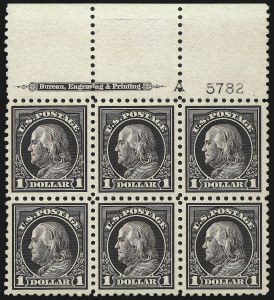 Sale 1010, Lot 111, Washington-Franklin and Panama Pacific Issues