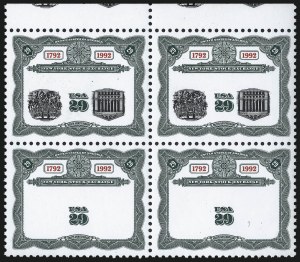 Sale 1010, Lot 119, N.Y. Stock Exchange Invert Block