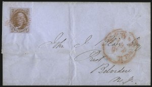 Sale 1010, Lot 12, 1847 Issue