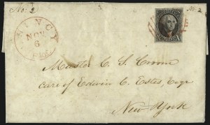 Sale 1010, Lot 16, 1847 Issue
