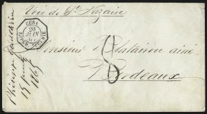 Sale 1010, Lot 193, French Consular P.O. in Cuba