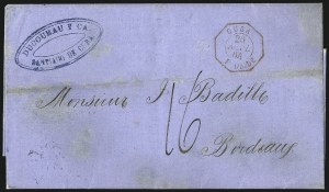Sale 1010, Lot 197, French Consular P.O. in Cuba