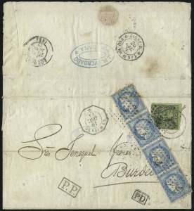 Sale 1010, Lot 198, French Consular P.O. in Cuba