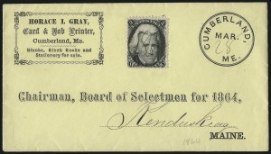Sale 1010, Lot 43, 1861-66 Issue