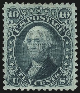 Sale 1010, Lot 49, 1867-68 Grilled Issue