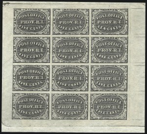 Sale 1010, Lot 5, Postmasters` Provisionals