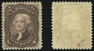 Sale 1010, Lot 51, 1867-68 Grilled Issue