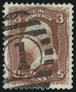 Sale Number 1010, Lot Number 55, 1875 Re-Issue of 1861-66 Issue