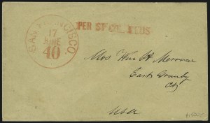 Sale 1011, Lot 1141, Western Mails