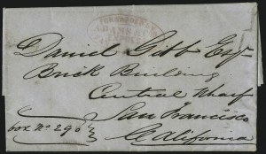 Sale 1011, Lot 1150, Western Express (Adams thru Hopkinson`s)