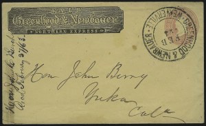 Sale 1011, Lot 1166, Western Express (Adams thru Hopkinson`s)