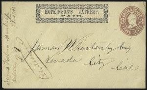 Sale 1011, Lot 1169, Western Express (Adams thru Hopkinson`s)