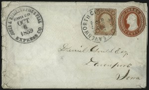 Sale 1011, Lot 1171, Western Express (Jones & Russell`s thru Pacific Express)