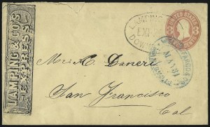 Sale 1011, Lot 1172, Western Express (Jones & Russell`s thru Pacific Express)