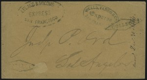 Sale 1011, Lot 1185, Western Express (Jones & Russell`s thru Pacific Express)