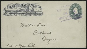 Sale 1011, Lot 1187, Western Express (Jones & Russell`s thru Pacific Express)