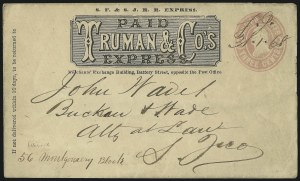 Sale 1011, Lot 1200, Western Express (Palmer thru Wells & Co.)