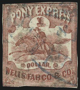 Sale 1011, Lot 1205, Western Express (Wells Fargo thru Whitney, groups)