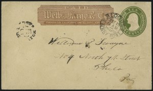 Sale 1011, Lot 1212, Western Express (Wells Fargo thru Whitney, groups)