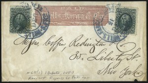 Sale 1011, Lot 1213, Western Express (Wells Fargo thru Whitney, groups)