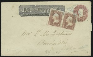 Sale 1011, Lot 1217, Western Express (Wells Fargo thru Whitney, groups)