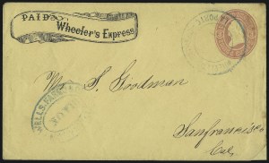 Sale 1011, Lot 1226, Western Express (Wells Fargo thru Whitney, groups)